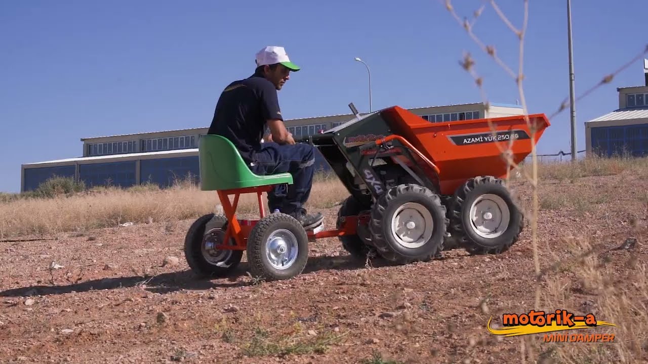 Yeni Oturaklı Scooter Aparatı - Motorik-a Mini Damper 4x4