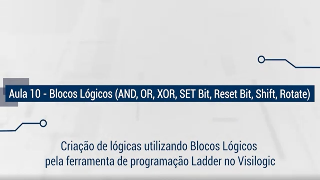 SAMBA: Família de CLPs com IHM Incorporada - AULA 10 (Blocos Lógicos)