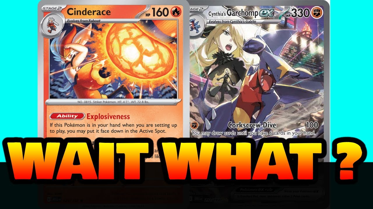 Quad Cinderace Garchomp Deck – The Ultimate Aggro Strategy!