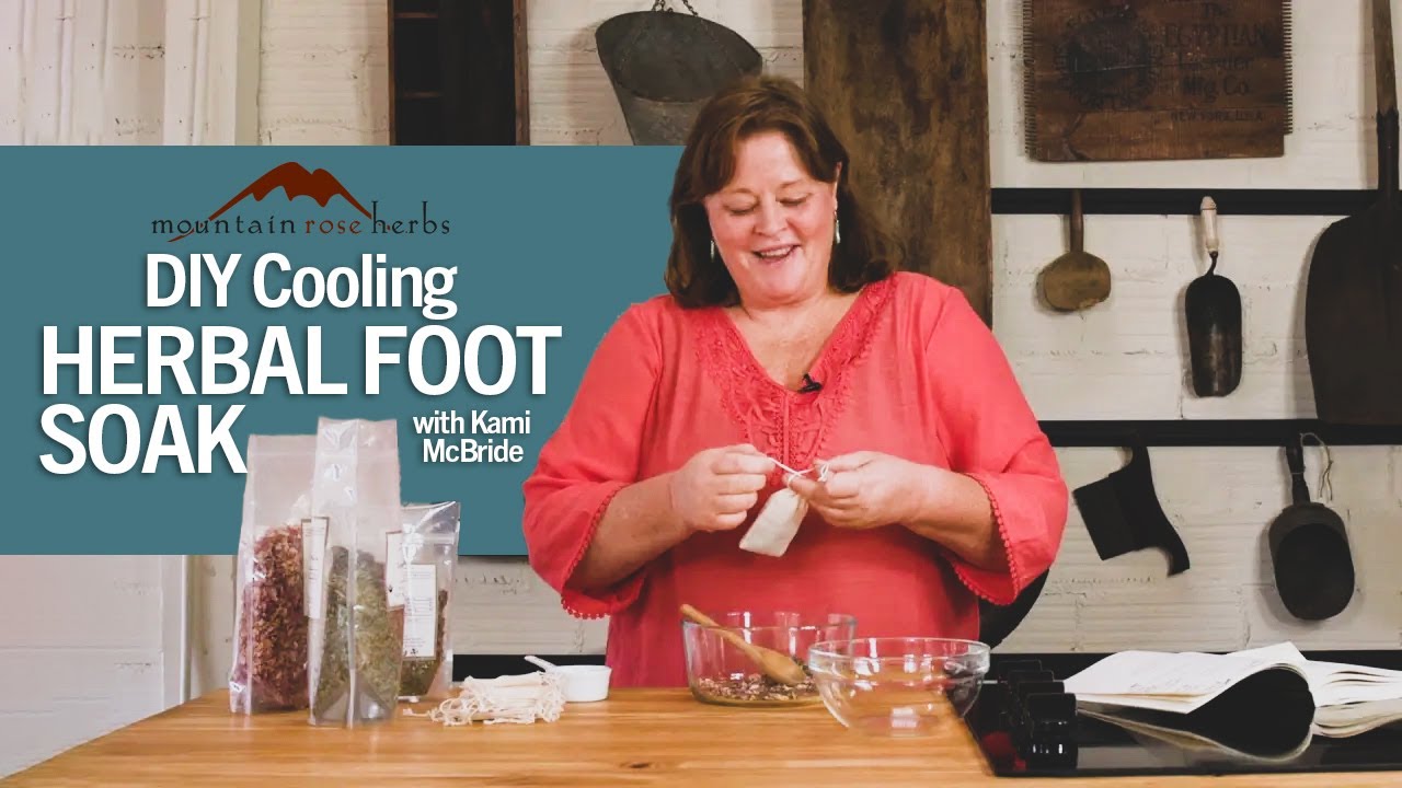 DIY Cooling Herbal Foot Soak with Kami McBride