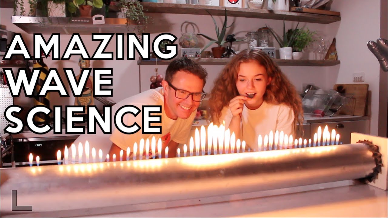 Amazing Rubens tube science. Controlling fire with your voice.