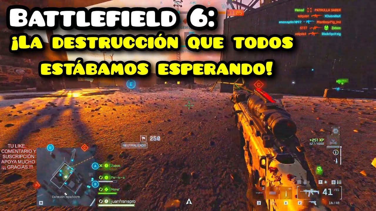Battlefield 6: ¡La destrucción que todos estábamos esperando!
