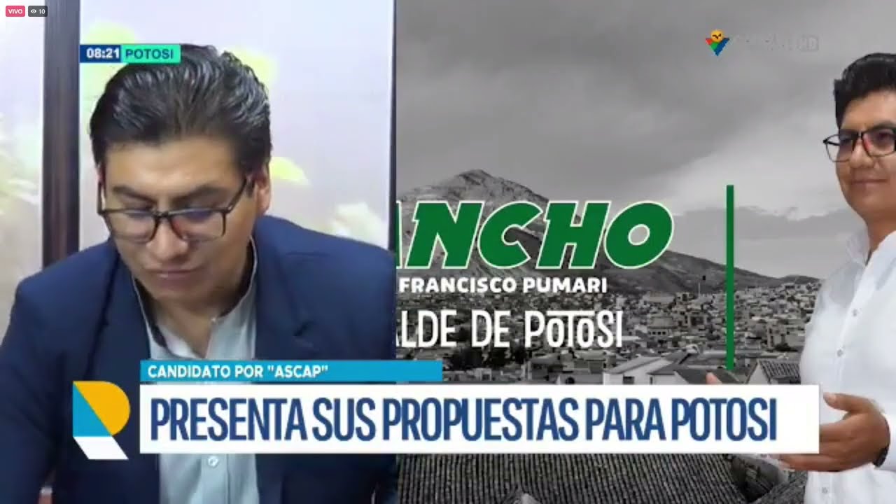 FRANCISCO PUMARI PROPONE SANEAR LAS FINANZAS, MODERNIZAR EL MUNICIPIO Y ABRIR POTOSÍ AL MUNDO