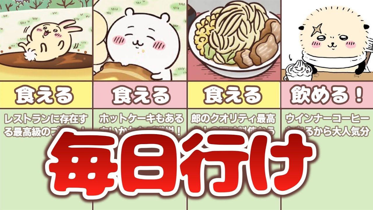 【常設】ちいかわレストラン＆コラボ飲食店を徹底解説！
