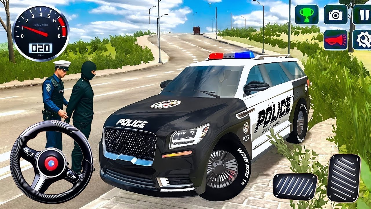 🚓 Police Car Chase Simulator 3D – Real City Cop Pursuit Gameplay (Android) #2
