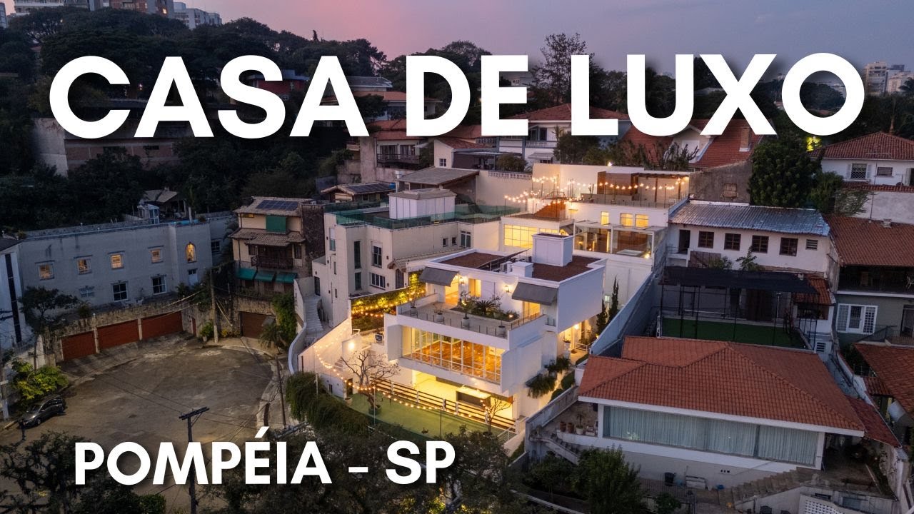 Casa de Luxo Alto Padrão Pompeia em São Paulo