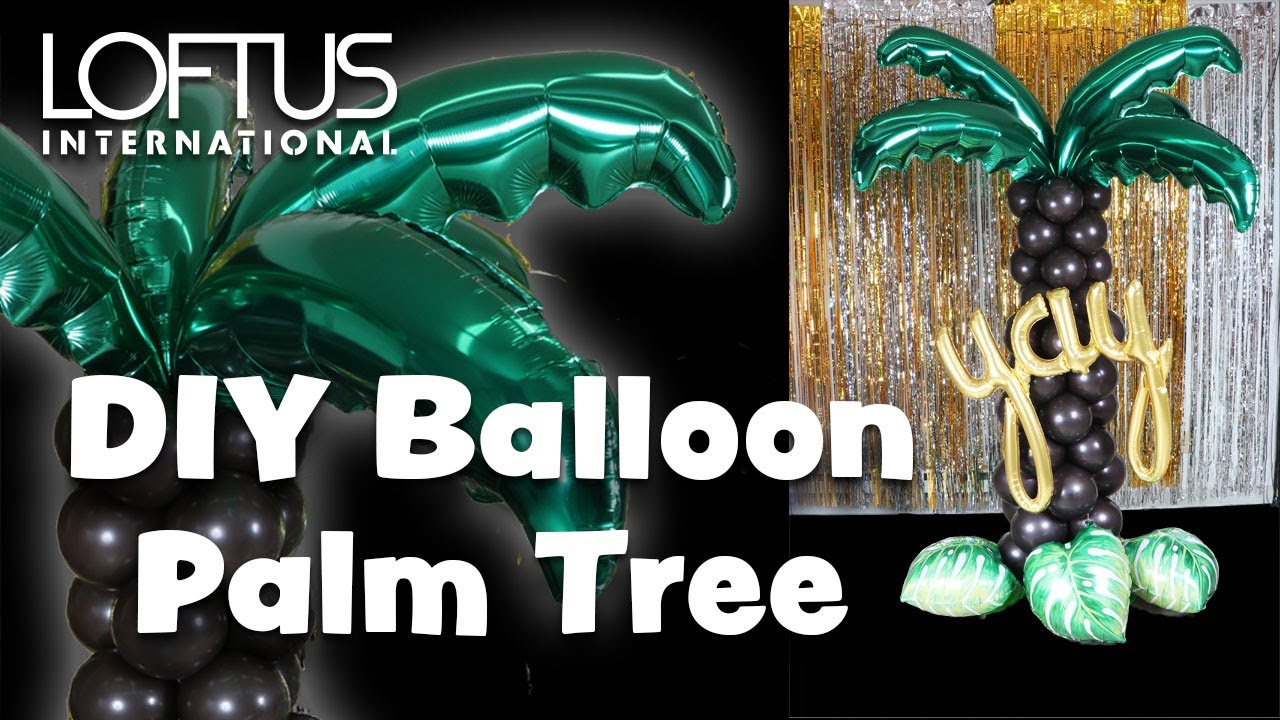 How to Make an Air-Filled Balloon Palm Tree
