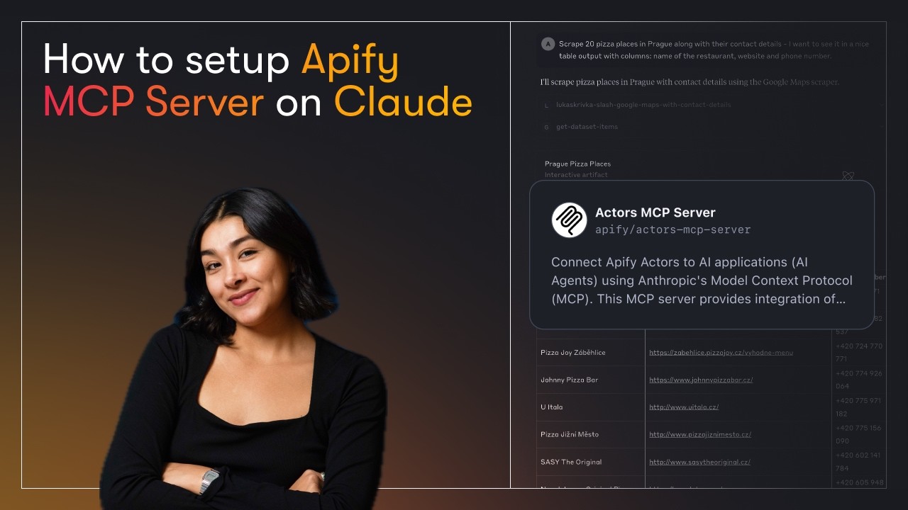 Учебное пособие по серверу Apify MCP: интеграция более 5000 акторов и агентов Apify в Claude