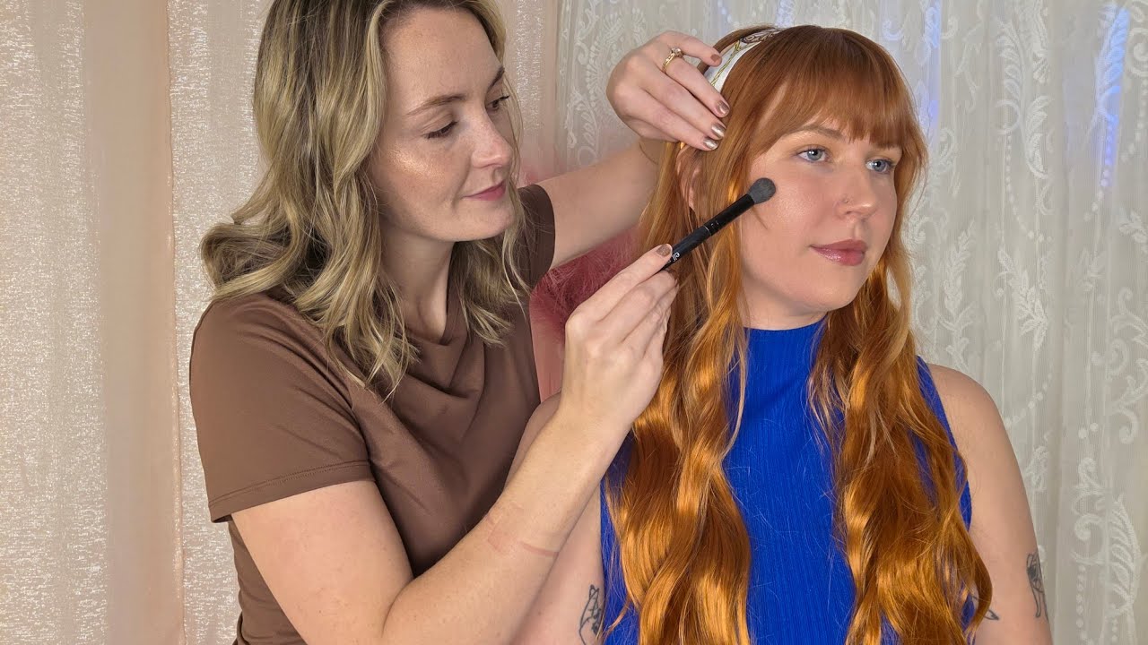 ASMR Perfectionist LONG Hair Play, Headband & Lint Roller With Extended Make Up Application