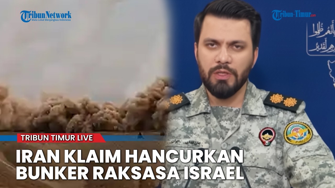 🔴Rudal Iran Hujani Tel Aviv hingga Gurun Negev, Bunker Raksasa Israel Diklaim Hancur
