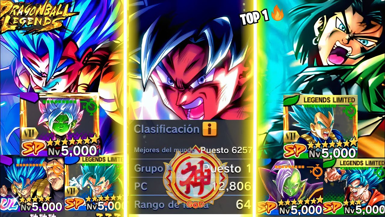 PELEANDO EL TOP 1🏆🔥CONTRA LOS MEJORES DEL MUNDO 🌎EN DRAGON BALL LEGENDS! PVP 2023