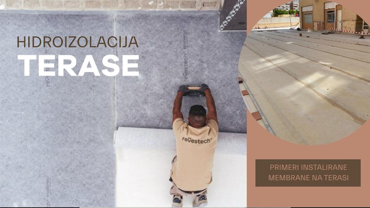 Kako izgleda pravilna UGRADNJA HIDROIZOLACIJE na terasama | Revestech DRY membrane