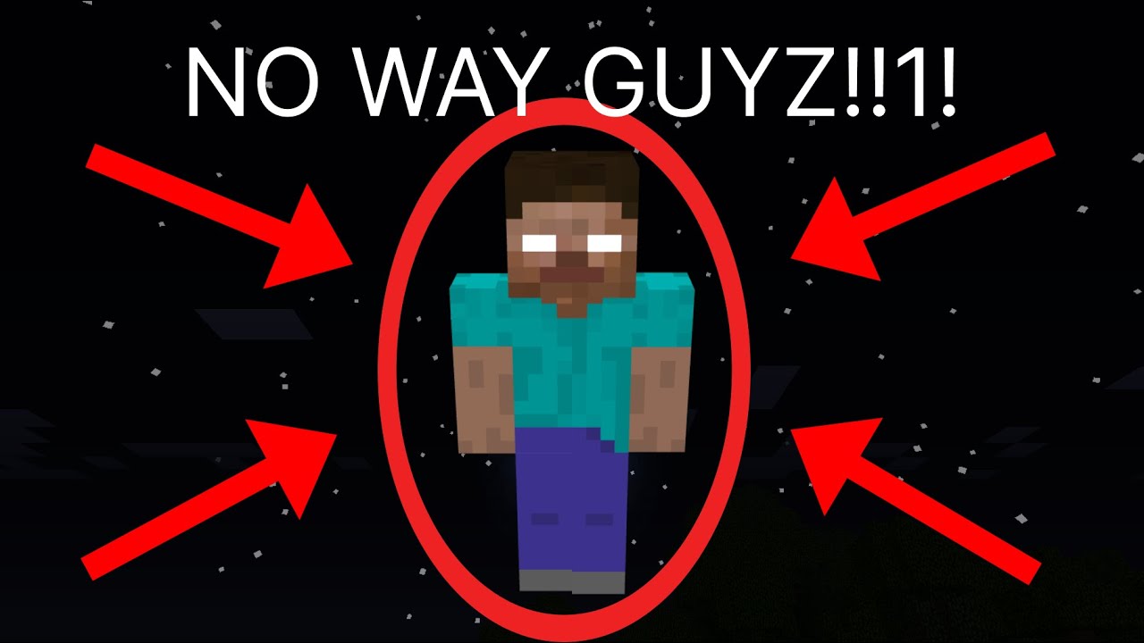 fake herobrine videos be like