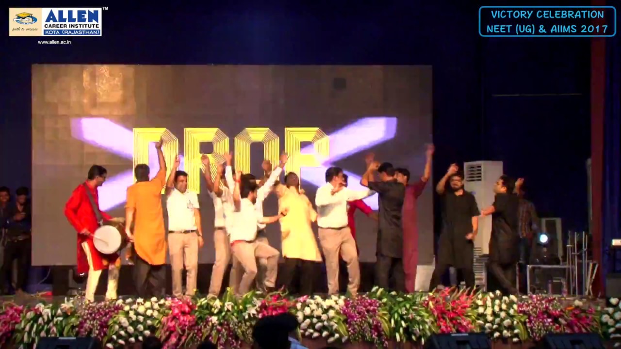 ALLEN NEET UG & AIIMS 2017 Victory Celebration: Energetic Dance Performance by Senior faculties