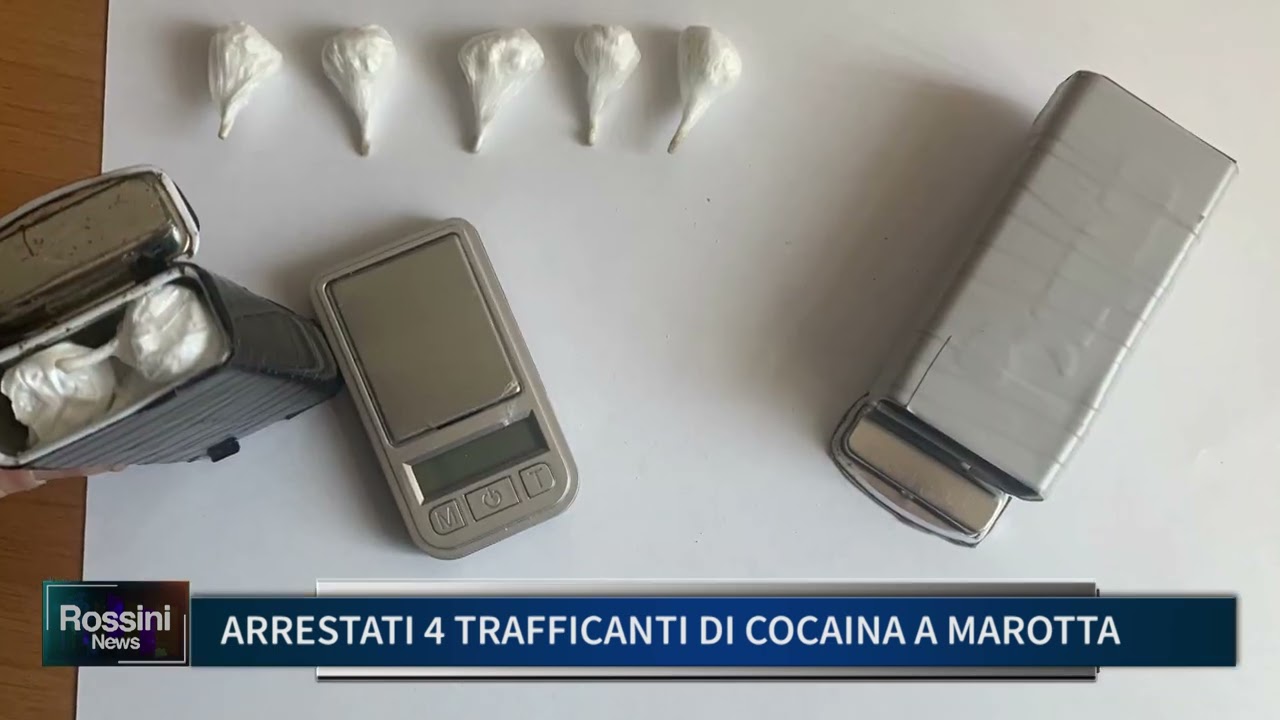 ARRESTATI 4 TRAFFICANTI DI COCAINA A MAROTTA