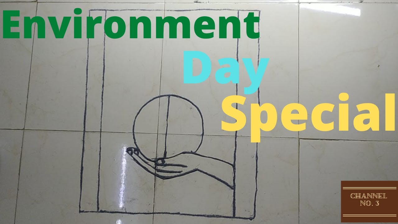 ENVIRONMENT DAY SPECIAL RANGOLI 🌏✨