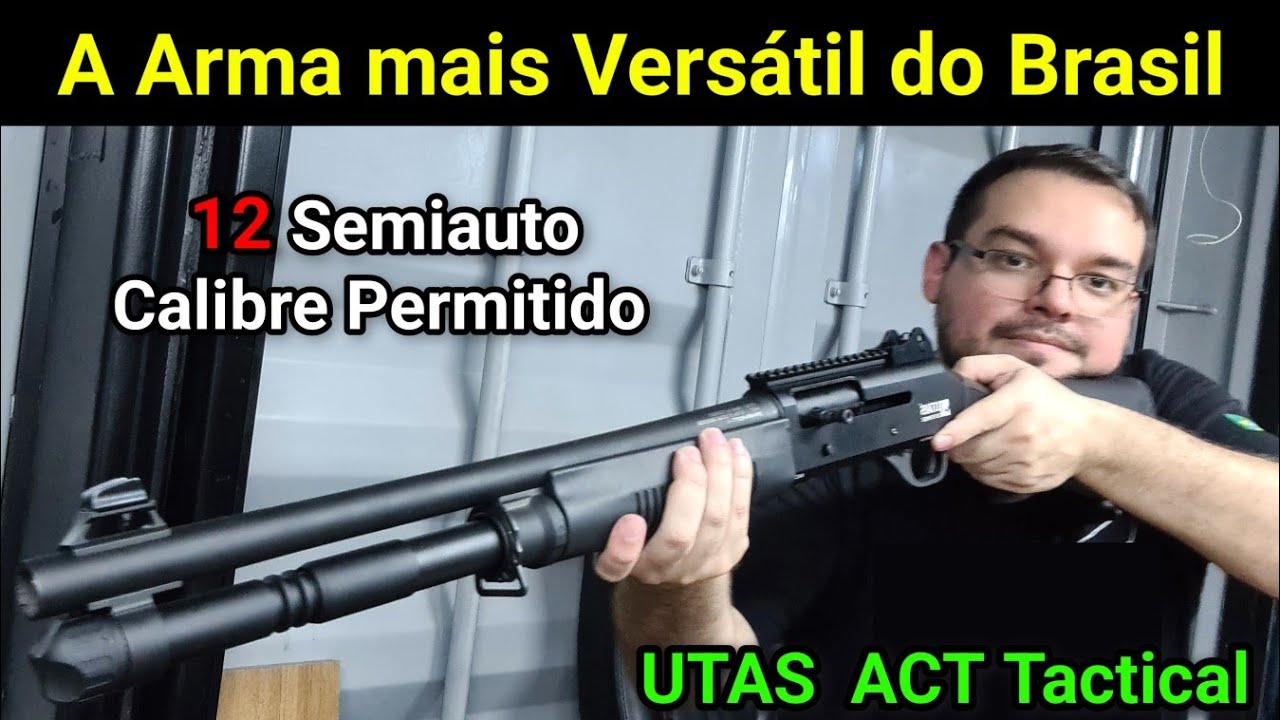 Calibre 12 mais Versátil do Brasil chega em 2023! UTAS ACT Tactical 18.5