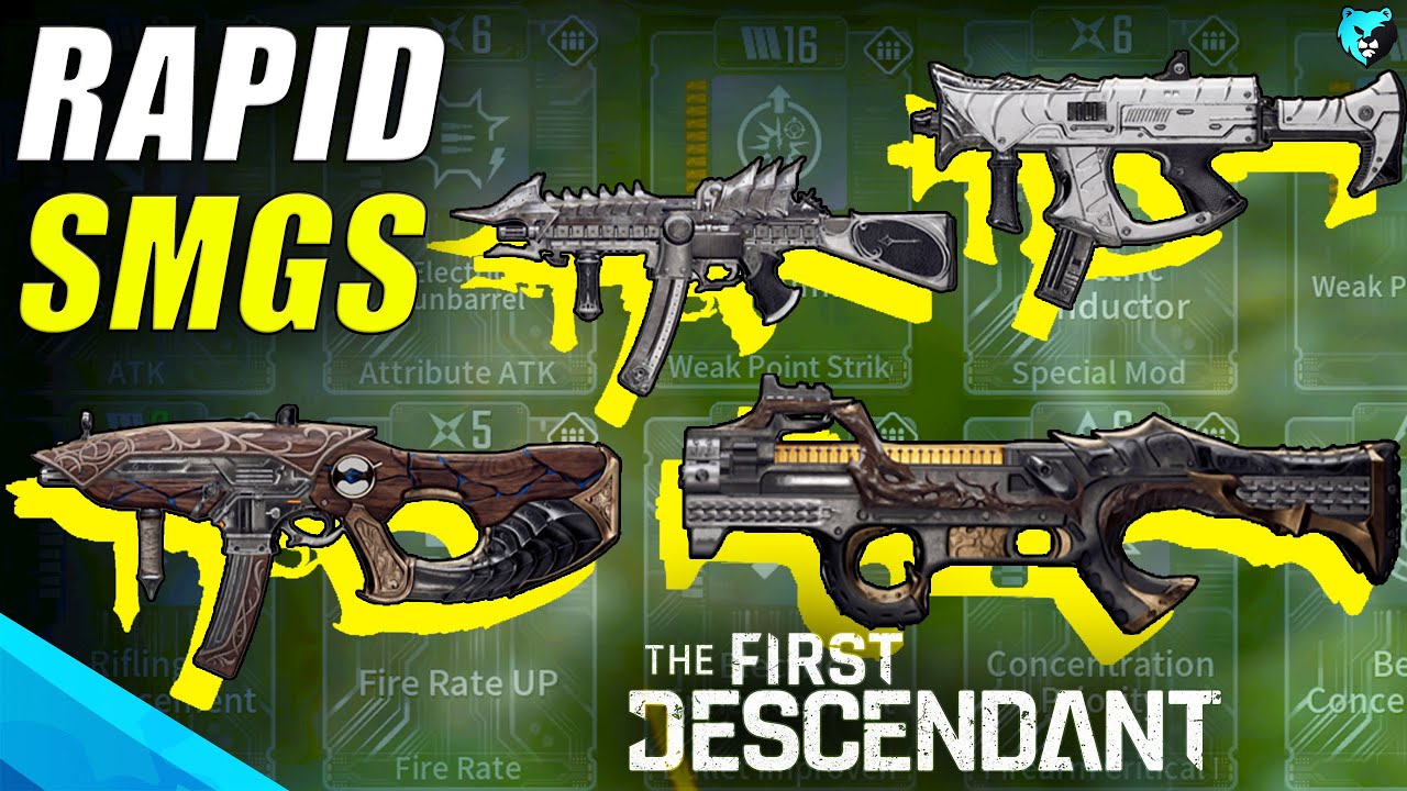 BEST Rapid SMGs Weapon Build Guide in The First Descendant