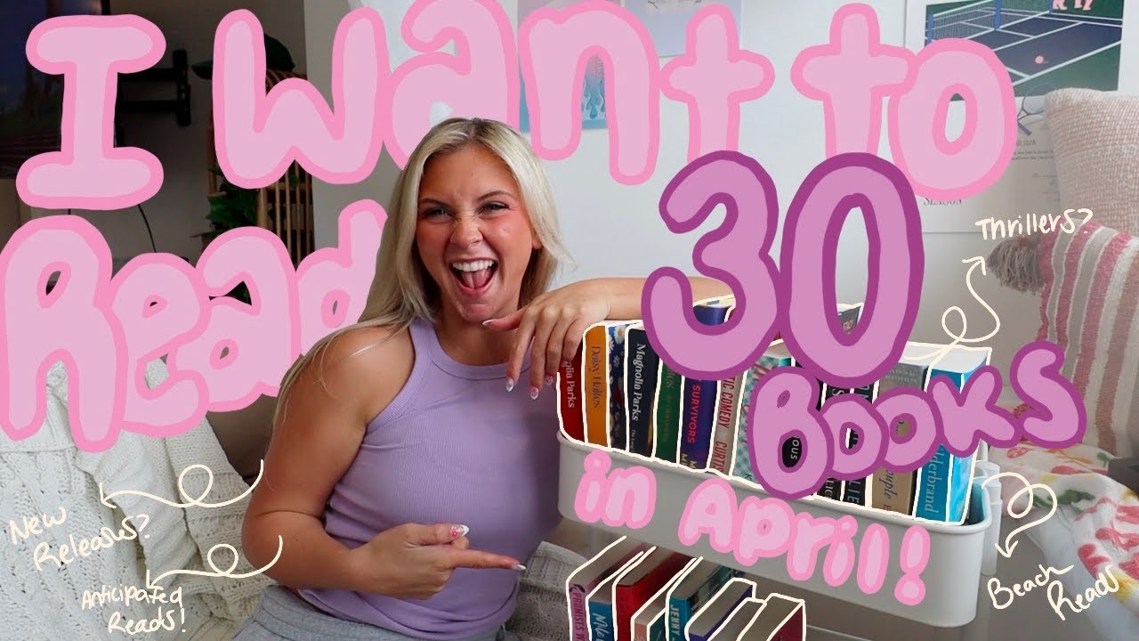 All The Books I Want To Read In April -30+ books I think I have lost my mind!-