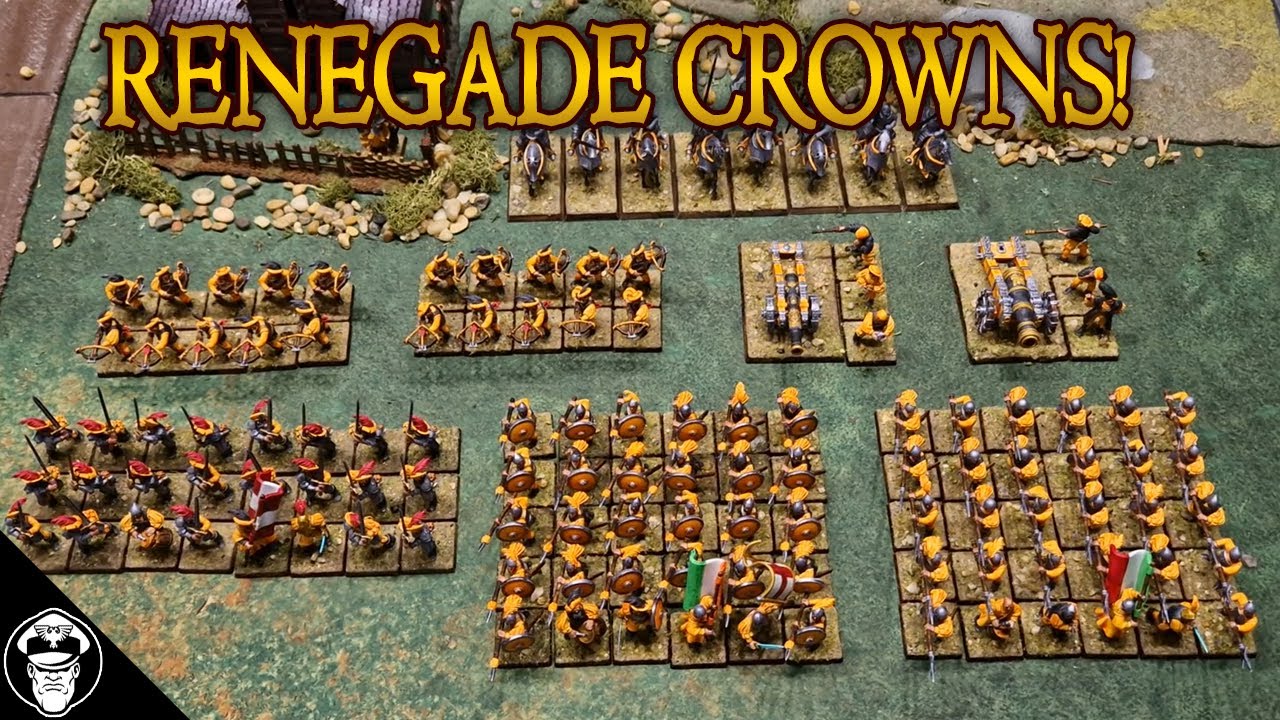 My Competitive Renegade Crowns Army List! | Warhammer The Old World!