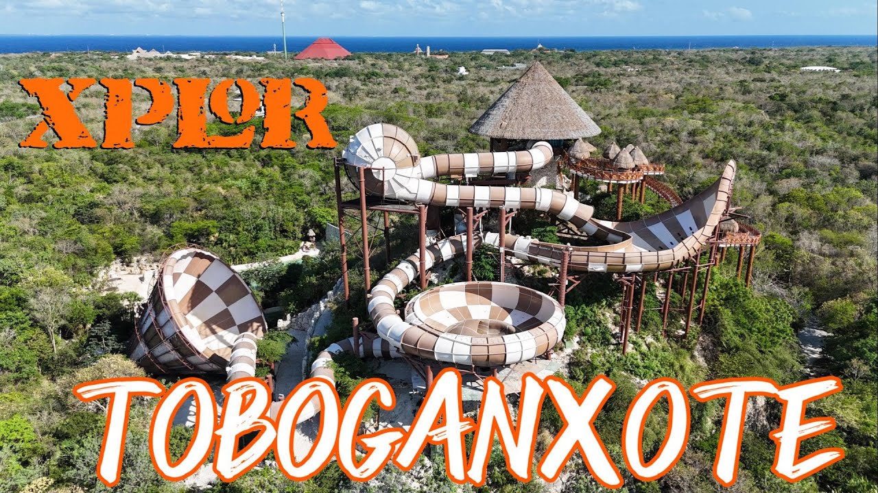🔴XPLOR TOBOGANXOTE 🏖️LA NUEVA ATRACCION DEL PARQUE X XCARET 🌴#travel #cancun #mexico