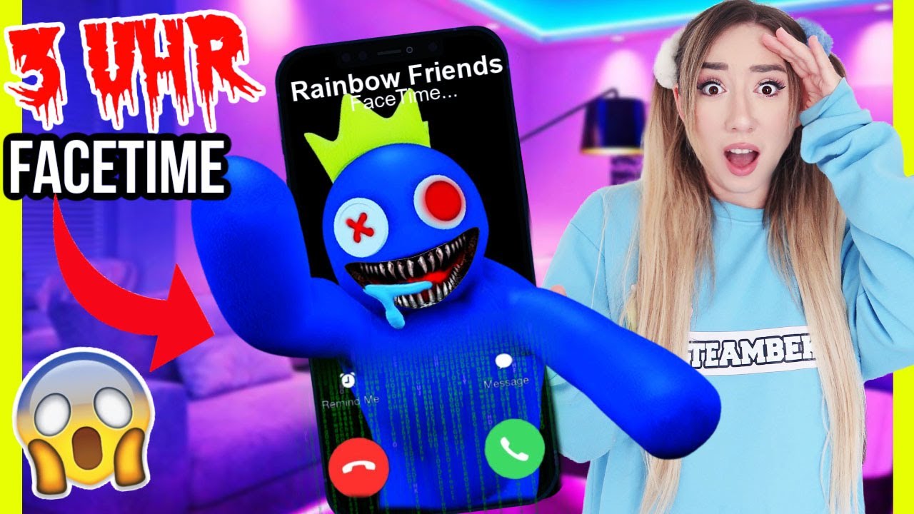 RUFE niemals RAINBOW FRIENDS über FACETIME an 3 Uhr nachts wenn DU zu HAUS bist (HILFE...)