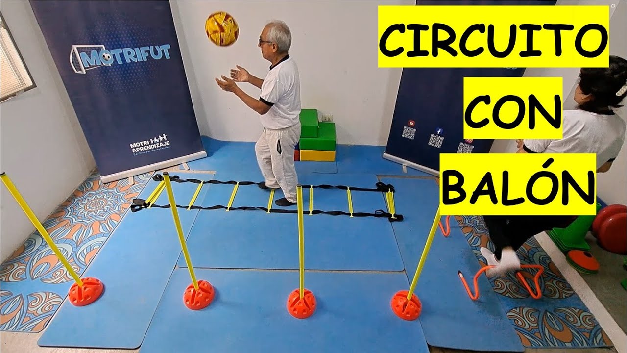 ✅CIRCUITO MOTRIZ con BALÓN para las PERSONAS ADULTAS MAYORES/EXERCISES FOR ELDER PEOPLE✅