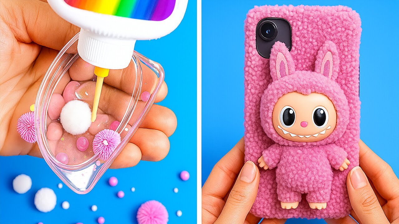 DIY Akcesoria do Telefonów dla Generacji Z! labubu Gadżety są TUTAJ! Fajne Rękodzieła od 123 GO!