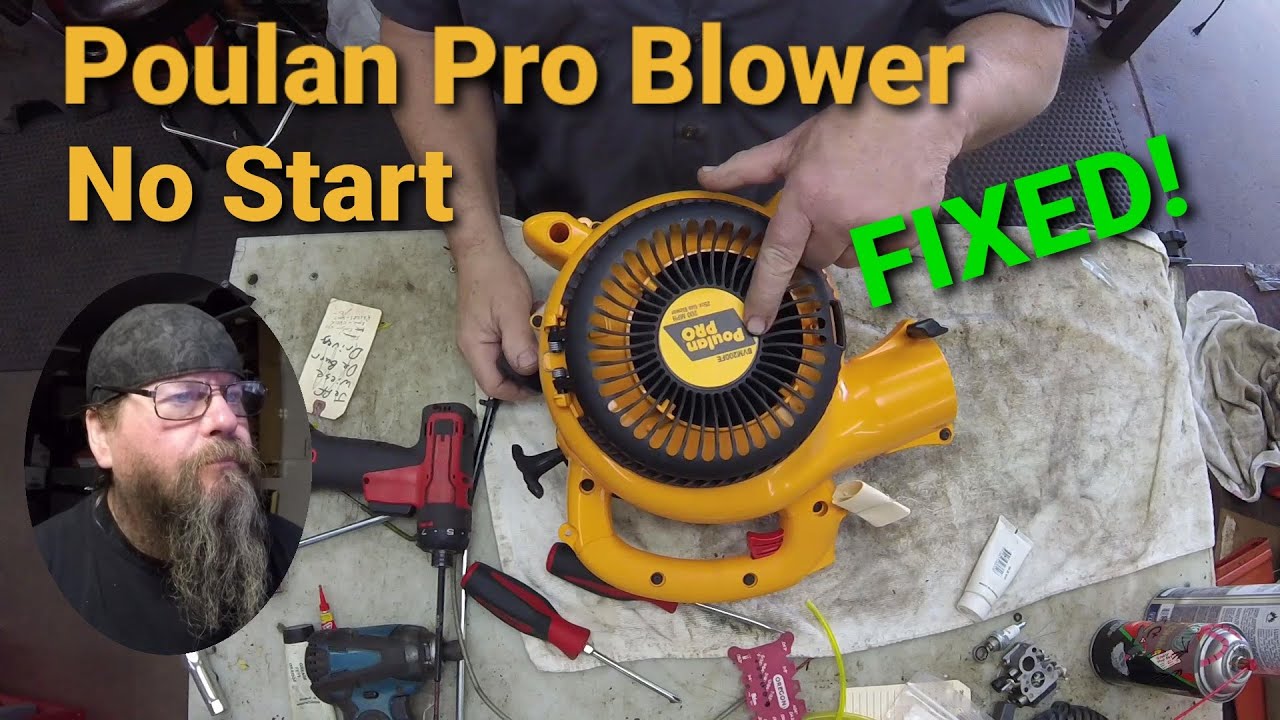 Poulan Pro Blower No Start-Fixed