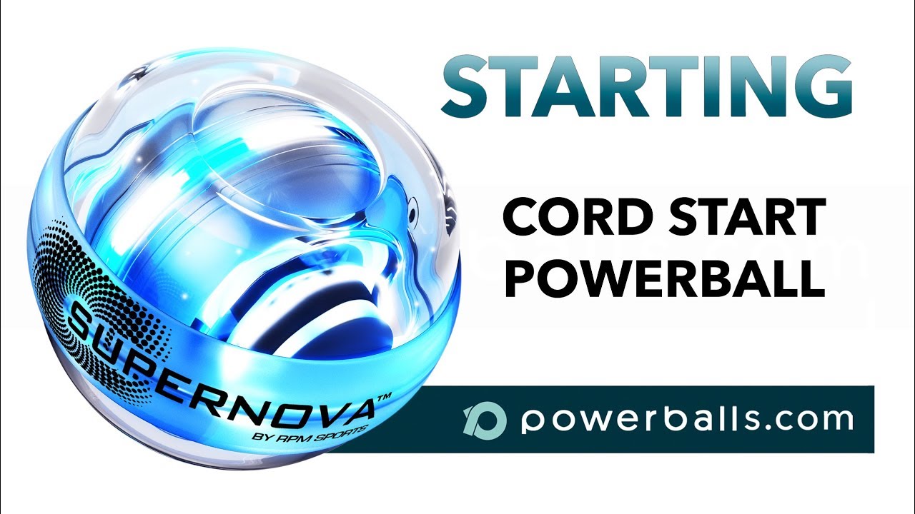 How to start Powerball gyroscope with a string / cord (official RPM Sports video)