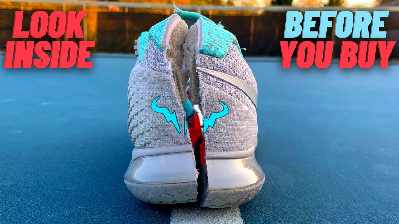 Nike Air Zoom Vapor Cage 4 Cut in Half and Durability Tests | Tennis Shoe Teardown