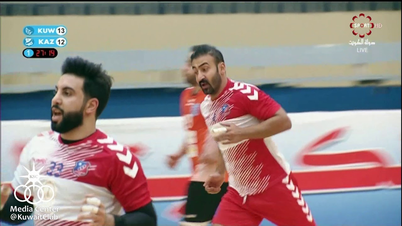 ملخص مباراة الكويت 29 × 22 كاظمة ـ دوري الدمج لكرة اليد 2017 ـ 2018