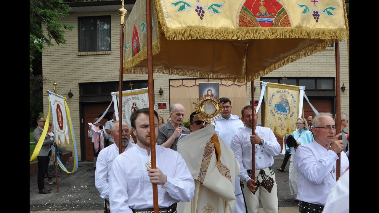 The Corpus Christi procession in Oshawa 2024