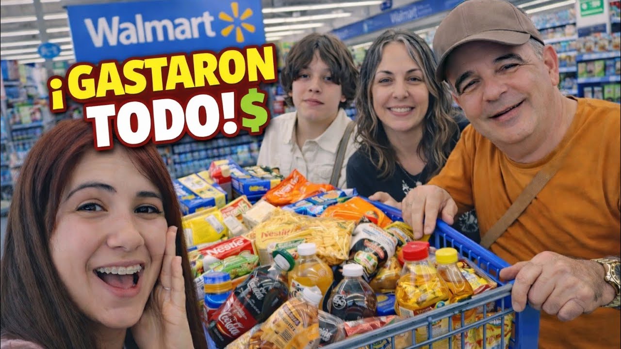 Mi Familia Visita un SUPERMERCADO en México 🇲🇽 ¡Gastaron Todo su Dinero!