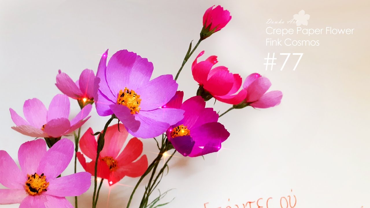 Crepe paper flower 