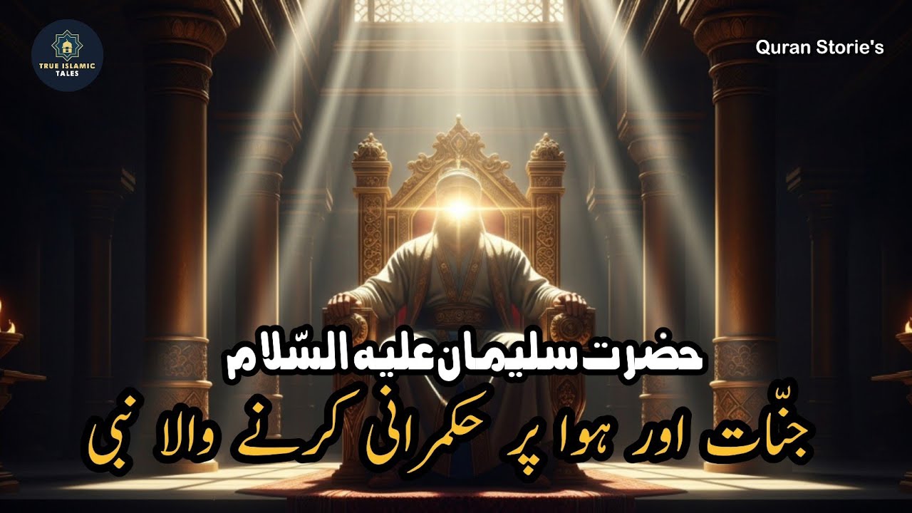 Hazrat Sulaiman A.S | Jinnat, Parinday aur Badshahat Ka Waqia | Islamic Story | prophet Suliman A.S