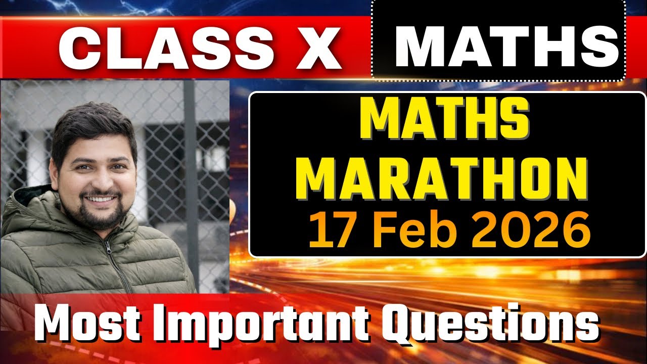 🔥 CBSE Class 10 Maths Most Important Questions 2025-26 | Board Exam Preparation 🔥MATHS MARATHON