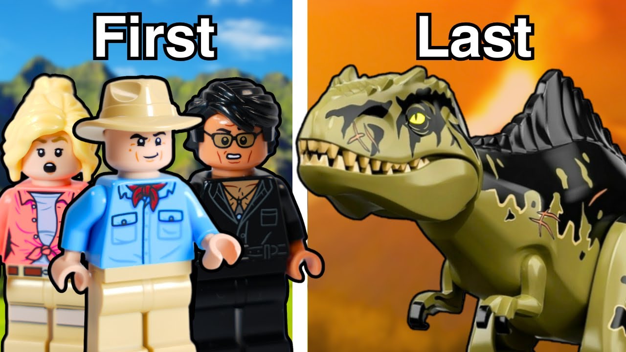 Я построил все фильмы «Парк Юрского периода» из Lego