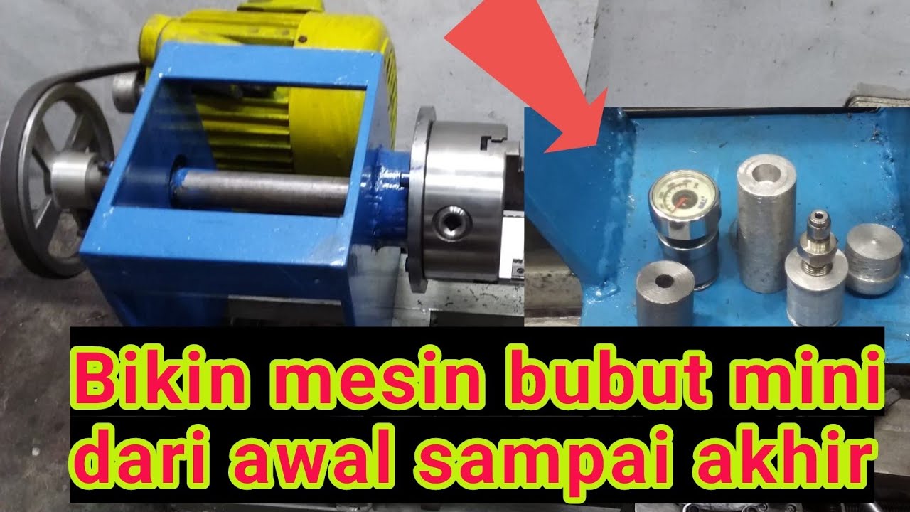 Bikin mesin bubut dari awal sampai akhir || Make minilathe full video #minilathe 