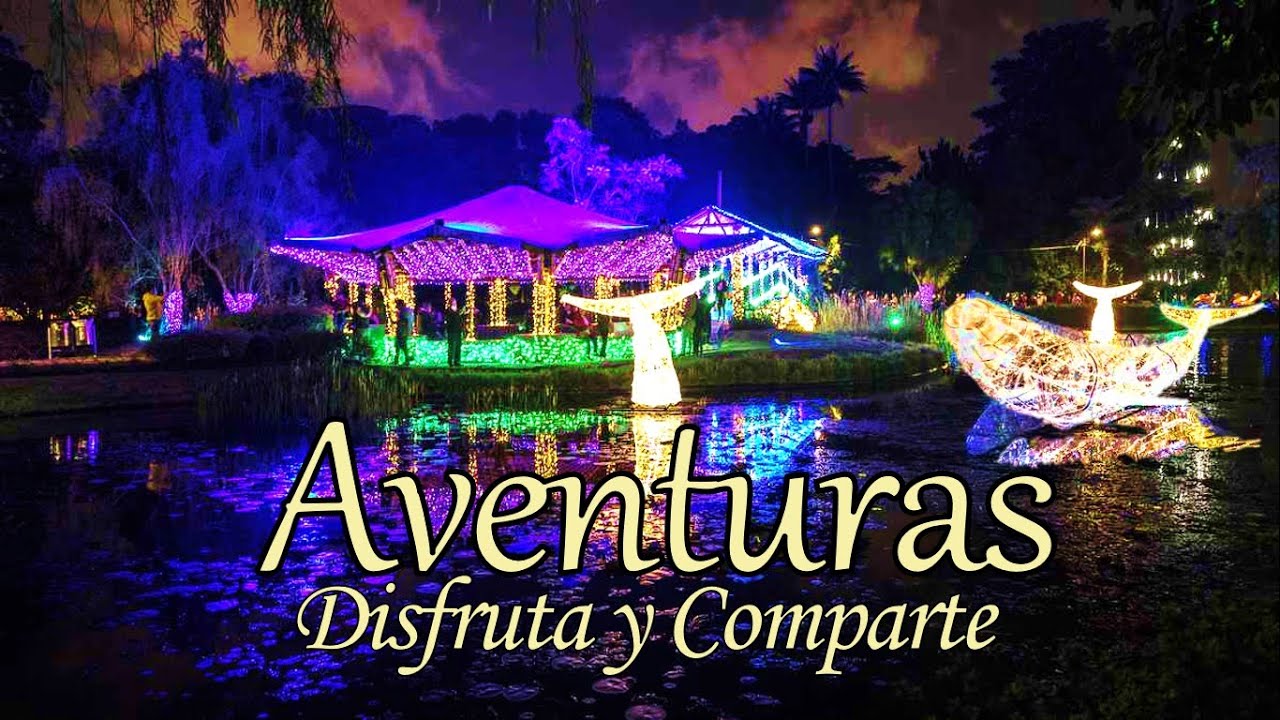 Cómo es ( El Alumbrado del Jardín Botánico  2021 ) Colombia Bogotá D.C.
