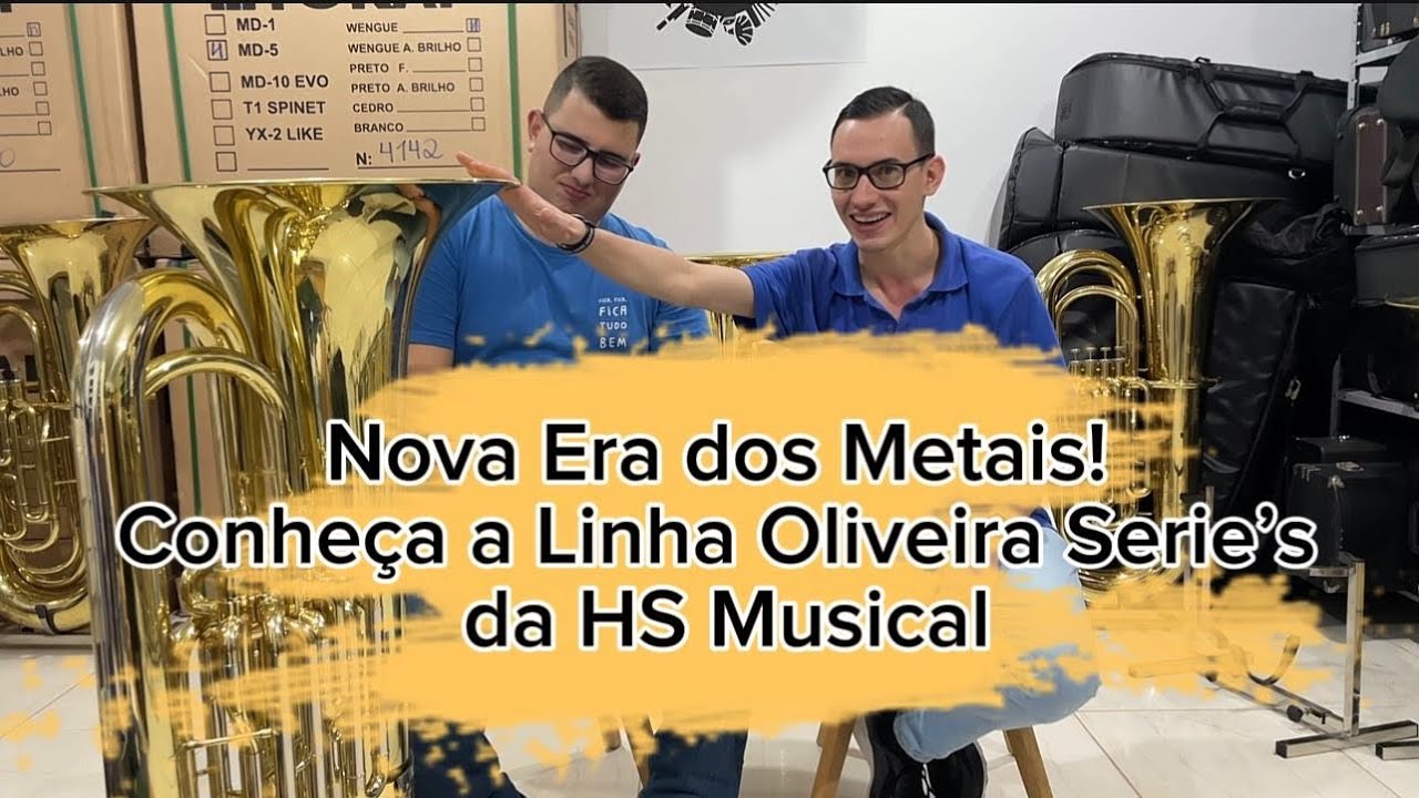 Nova Era dos Metais! Conheça a Linha Oliveira Serie’s da HS Musical