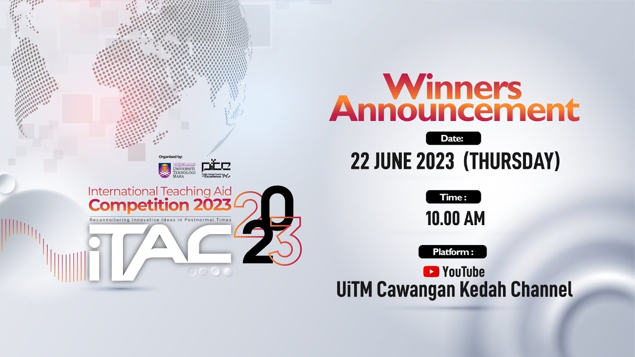Closing Ceremony & Winners Announcement of International Teaching Aid Competition (iTAC) 2023