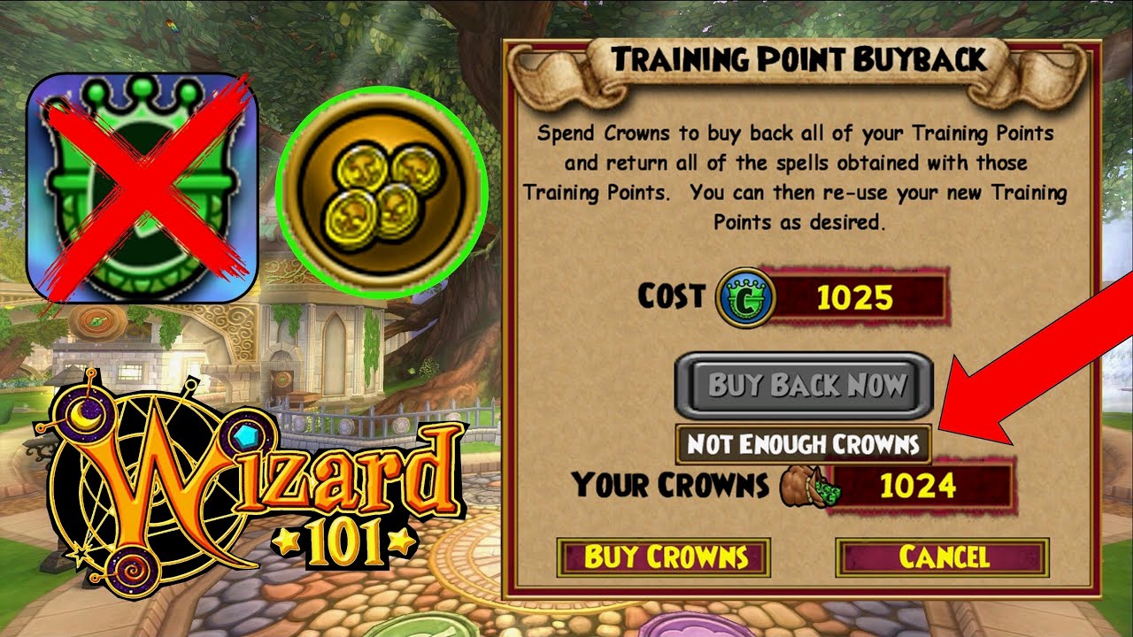 Wizard101 - Выкуп очков обучения должен стоить ЗОЛОТО!!!