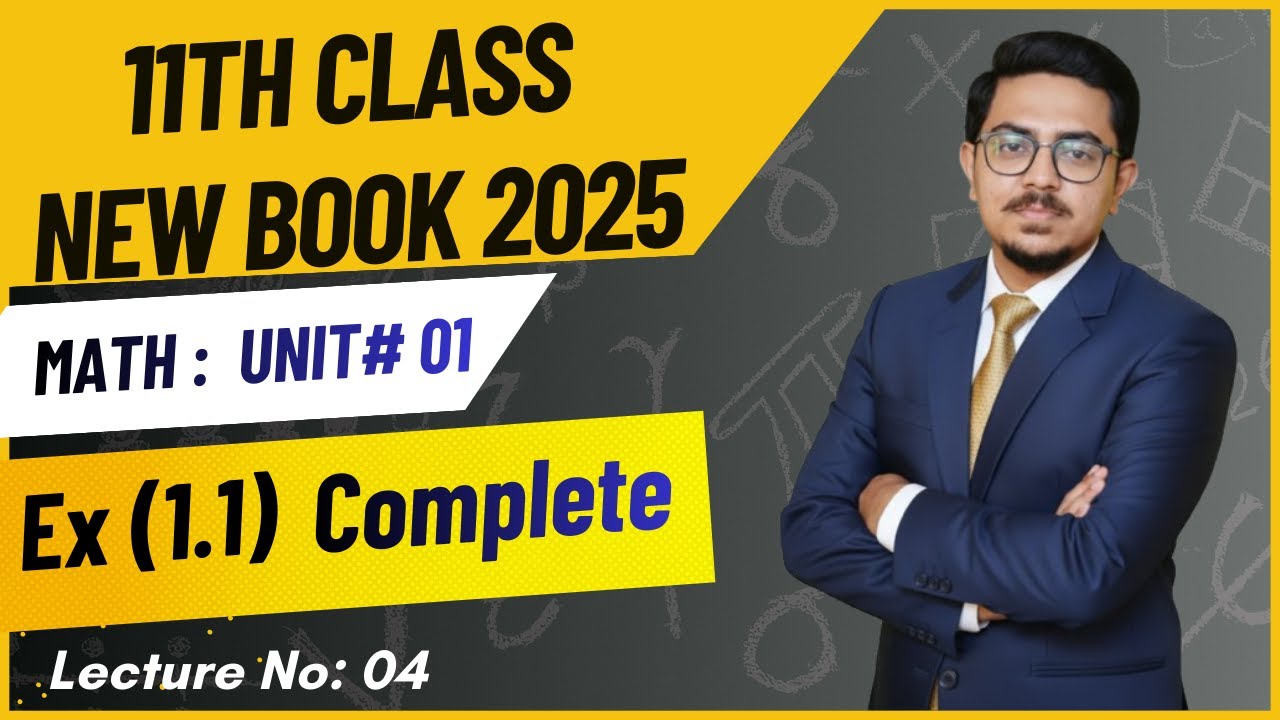 1st Year Class Math New Book 2025 | 11th Math | Unit 1 | Exercise 1.1 | Question 1,2,3,4,5,6,7,8,9 |