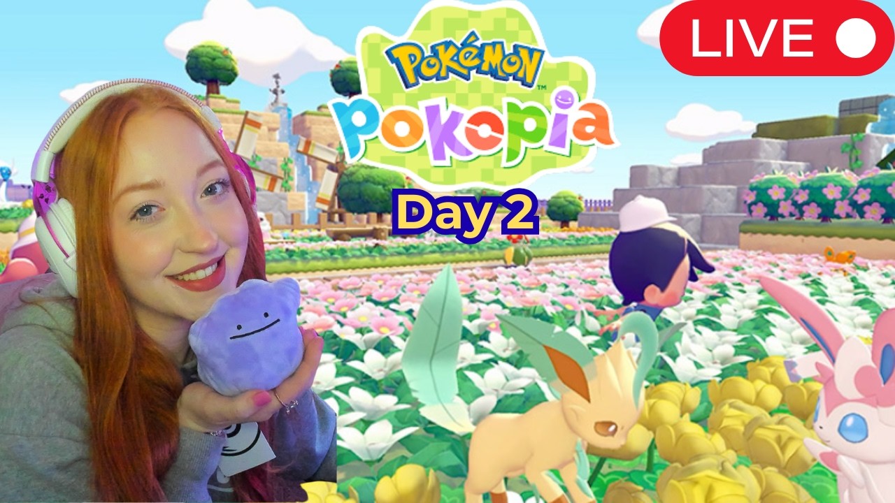 Exploring & Meeting New Pokemon! | Pokopia Day 2 💕 Cozy & Calm Play Thrrough 