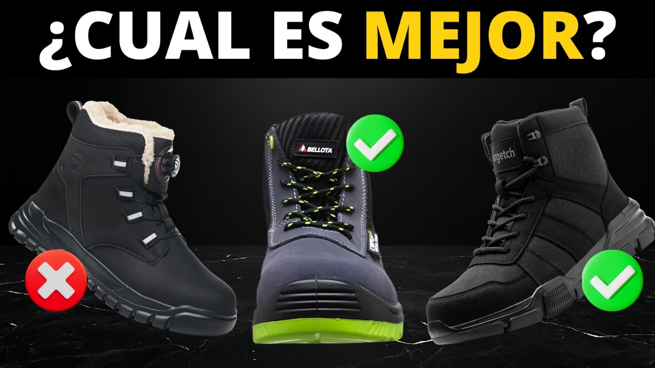 ✅ 5 Mejores Zapatos de Seguridad C&oacute;modos para Trabajar en 2026 [Calidad Precio]