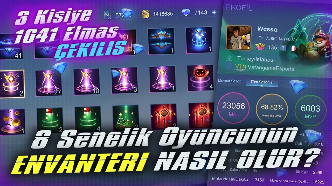 2000 Abone Özel Çekiliş! / 8 Senedir Biriktirdiğim Itemlere Bakıyorum / Envanter Gezintisi / MLBB