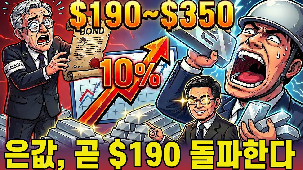 🚨 블랙록의 채권 경고부터 삼성의 '은갈증' 까지: 하루 10% 폭등의 주원인 | 전문가 확신 