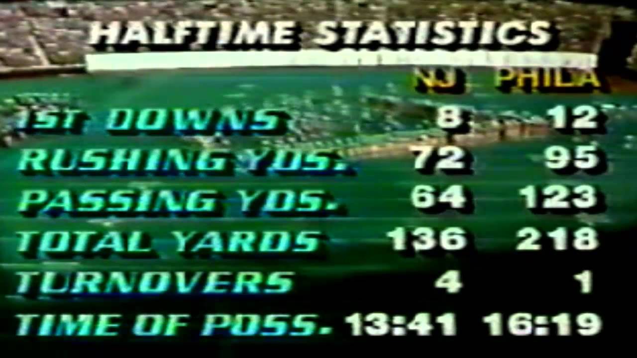 Week 2 - 1983: New Jersey Generals vs Philadelphia Stars