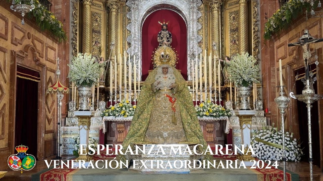 [4K] Esperanza Macarena Veneración Extraordinaria 2024 - Hdad. de la Macarena (La Rosa de Oro)